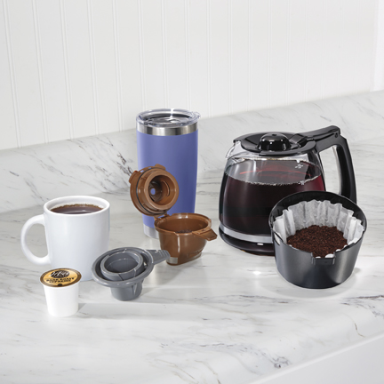 FlexBrew coffee maker on a kitchen counter