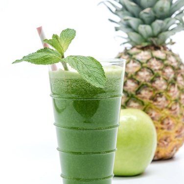 Kale, Pineapple and Mint Green Juice