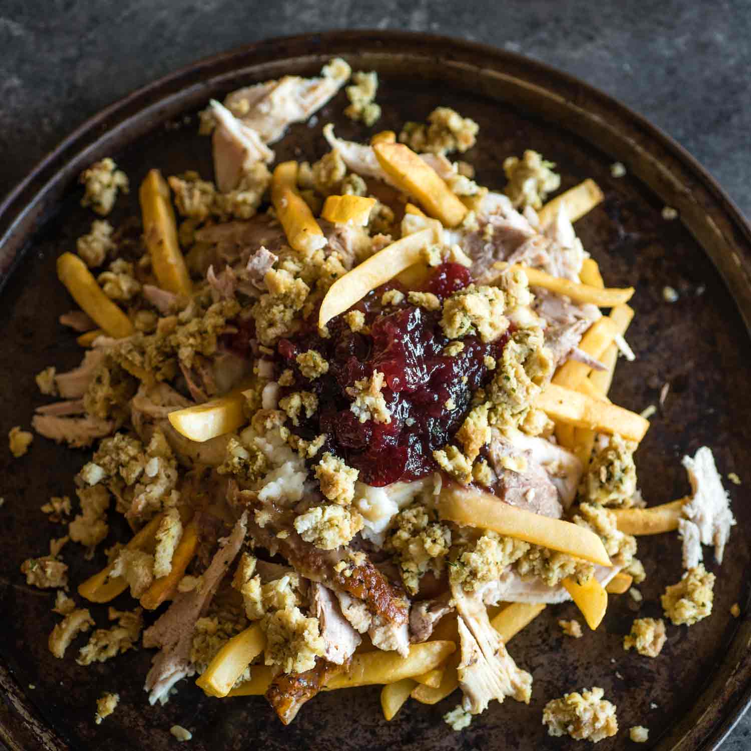 Turkey Poutine with Holiday Leftovers