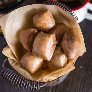 Coffee Beignets with Coffee Glaze image