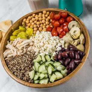 Mediterranean Chicken and Quinoa Bowl image