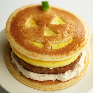 Jack-O-Lantern Breakfast Sandwich image