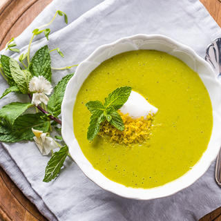 Spring Pea Soup with Lemon and Mint image